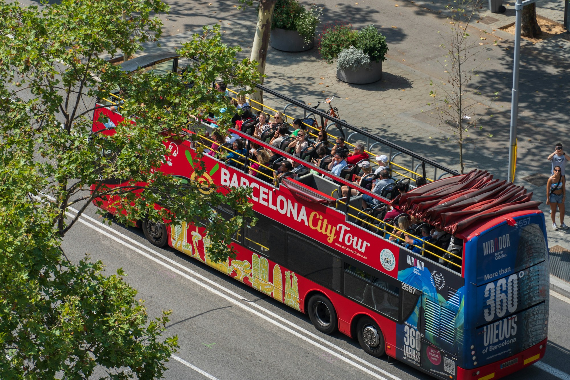Touristenbus in Barcelona