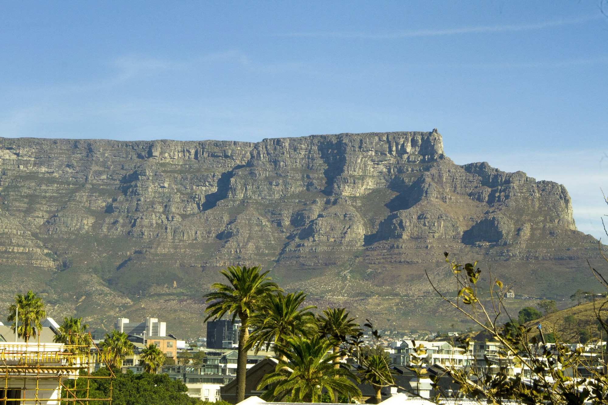 Vue du Cap avec Table Mountain en arrière-plan
