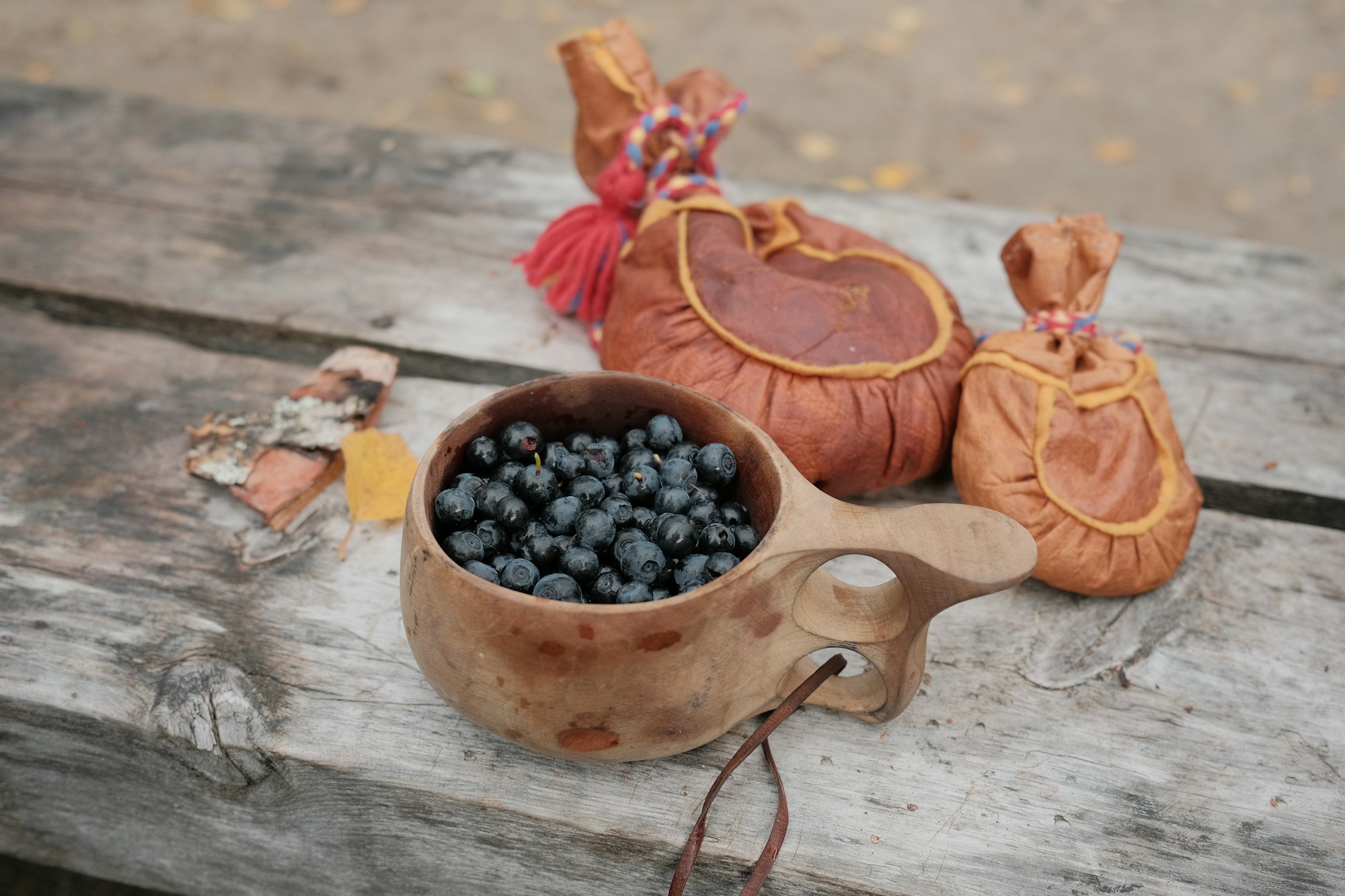 Kuksa finlandaise avec myrtilles sauvages