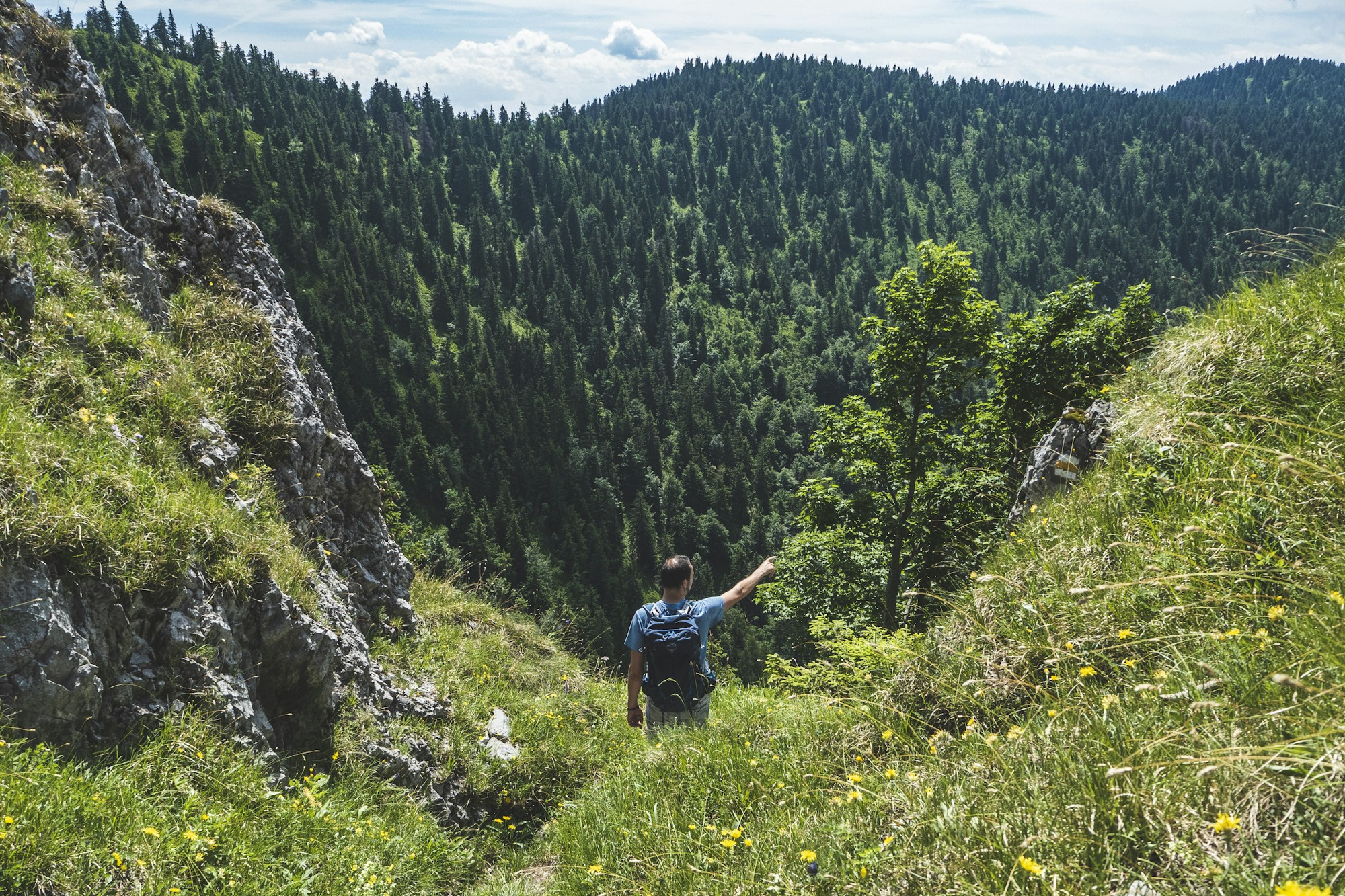 Montagnes de Malá Fatra près de Trenčín, Slovaquie