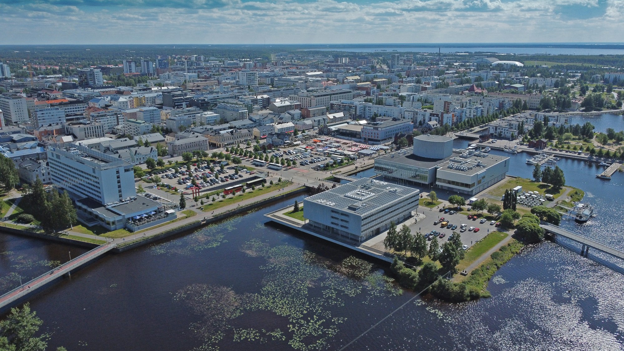 Architecture contemporaine à Oulu, Finlande