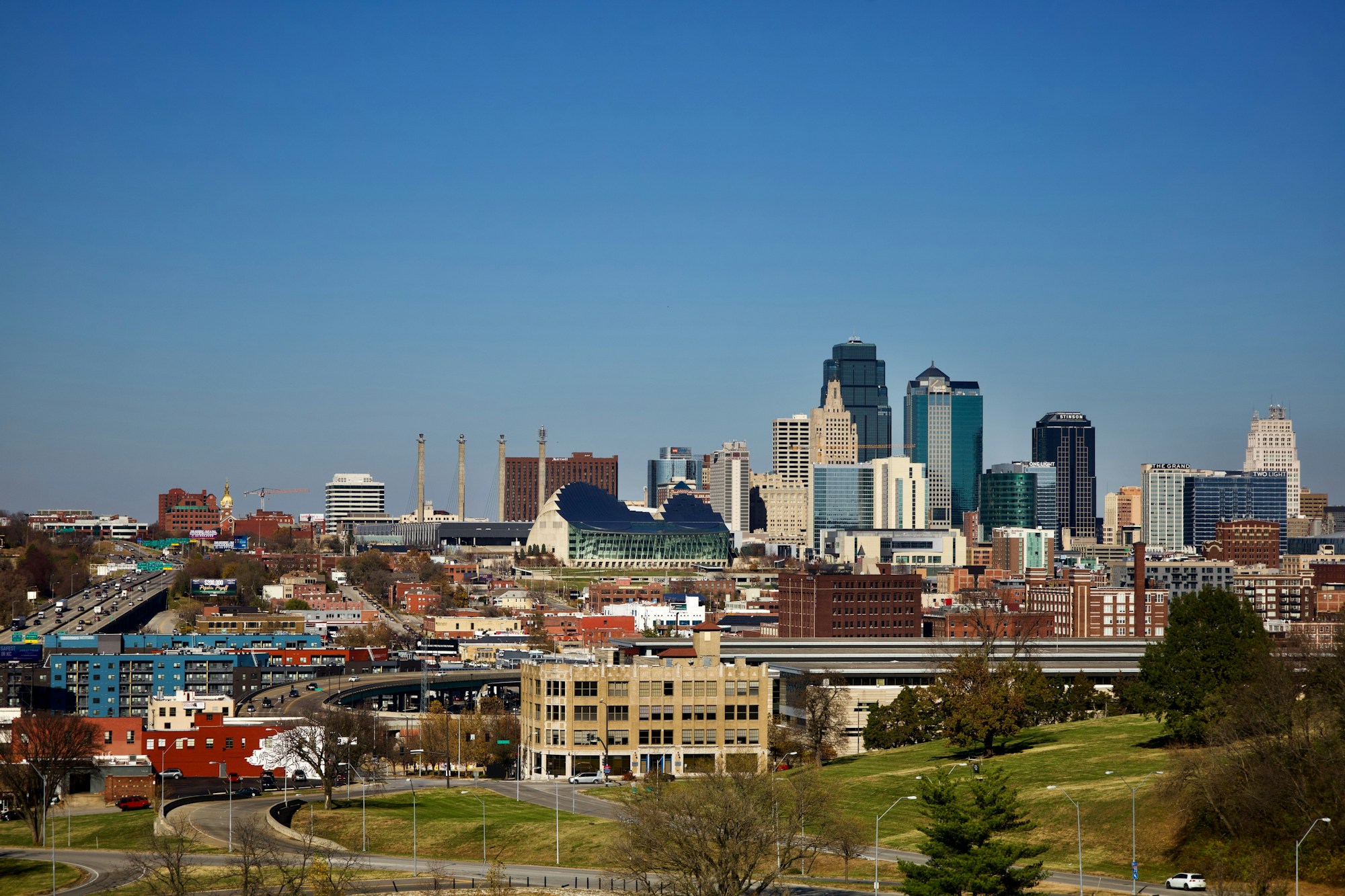 Vue de Kansas City avec son architecture Art Deco