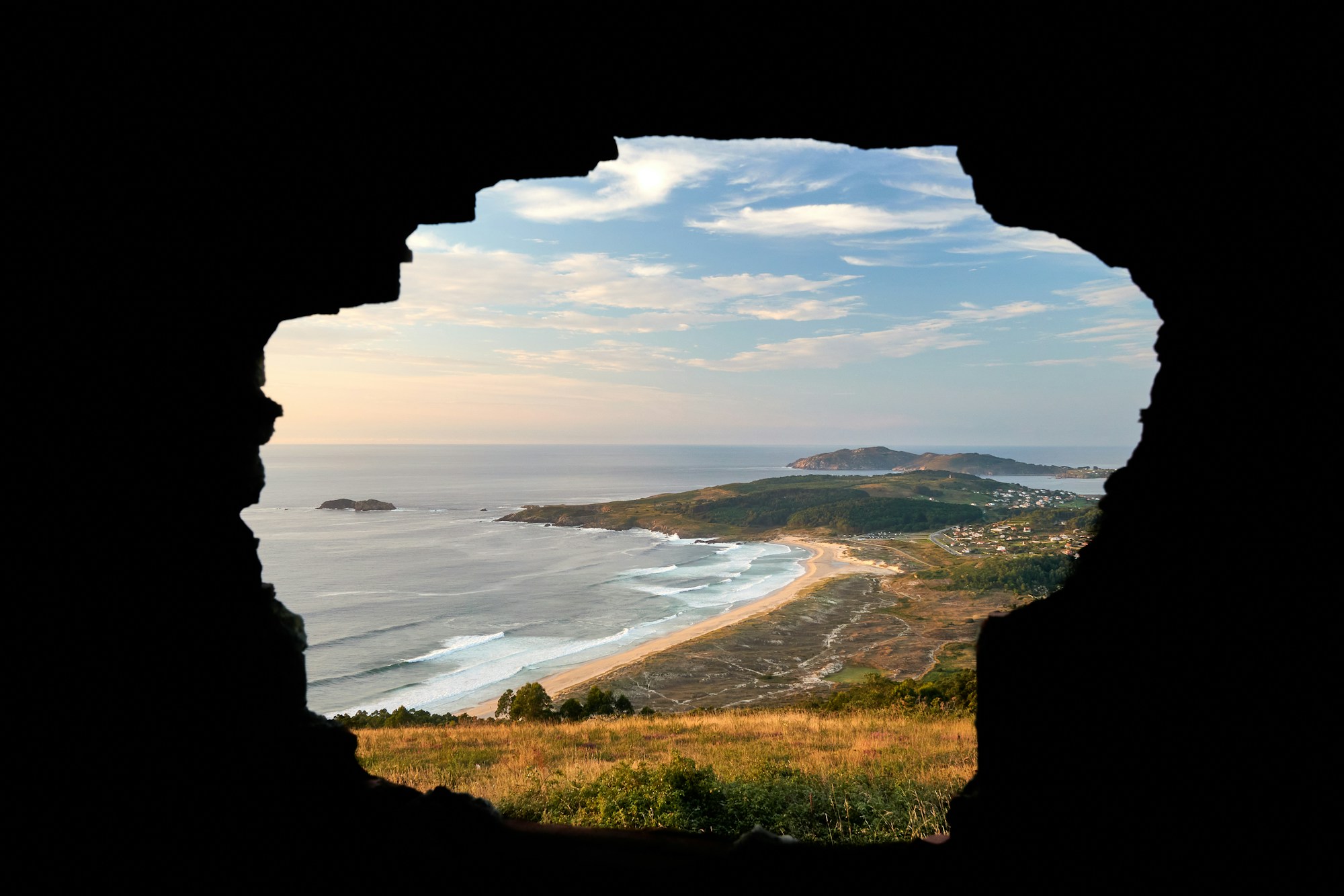 Playa de Penencia in Ferrol, Galicia, Spain