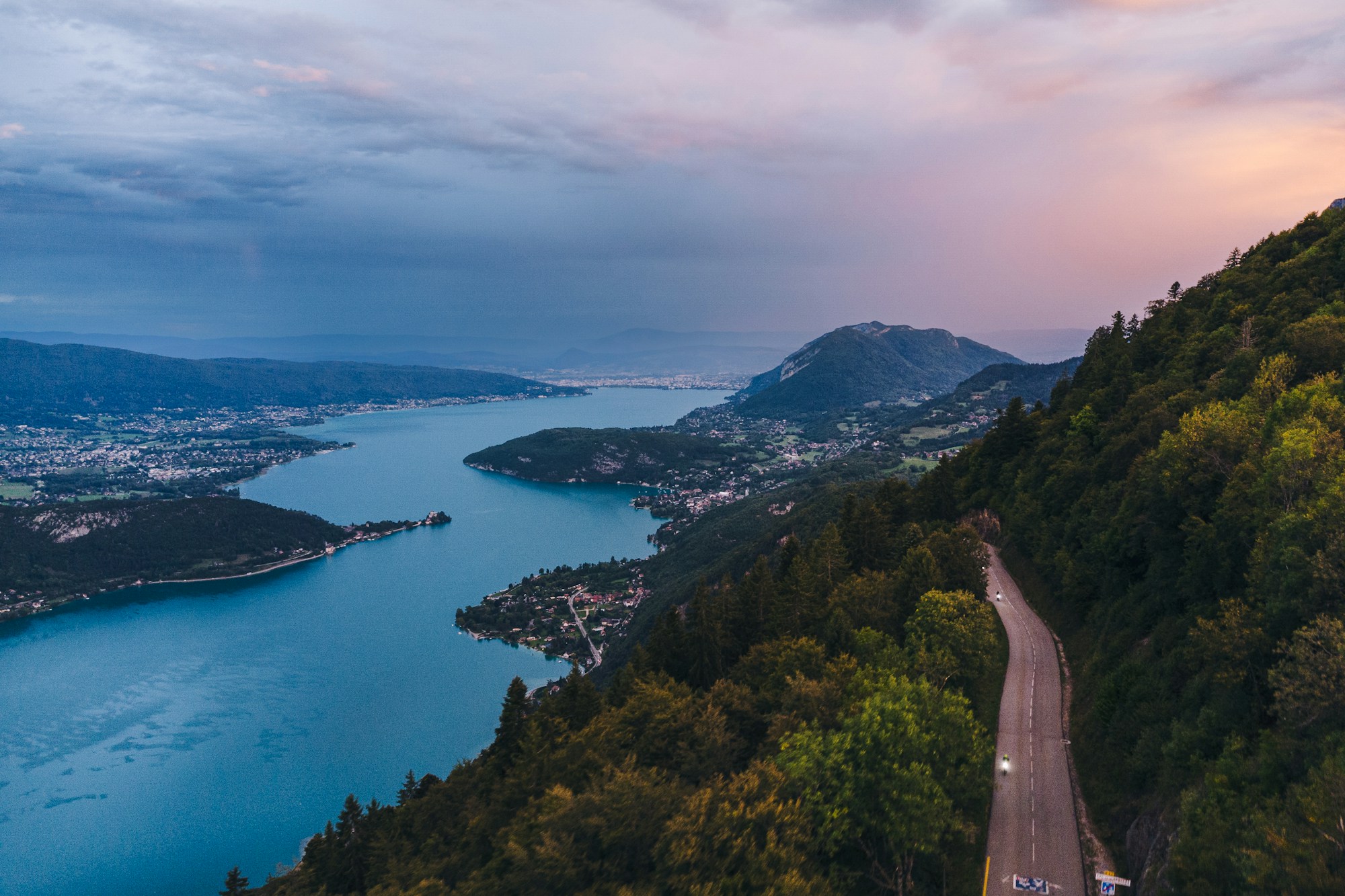 Hiking trail in the French Alps with panoramic views of mountain peaks