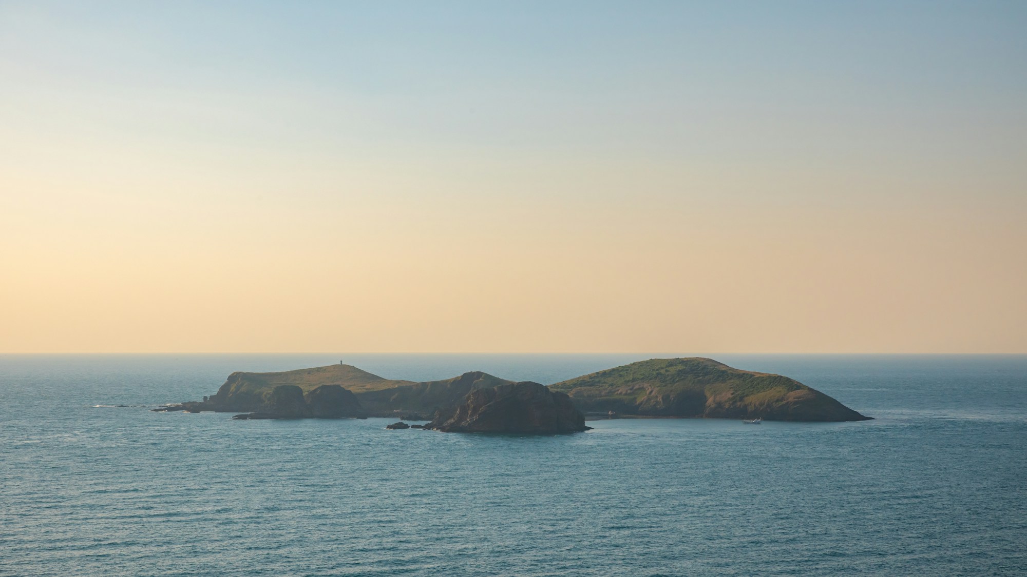Coastal landscape of Jeju Island in South Korea
