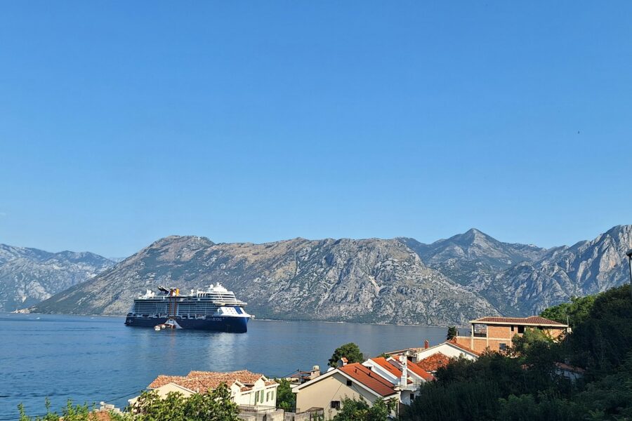 Baie de Kotor vue depuis les hauteurs, Monténégro