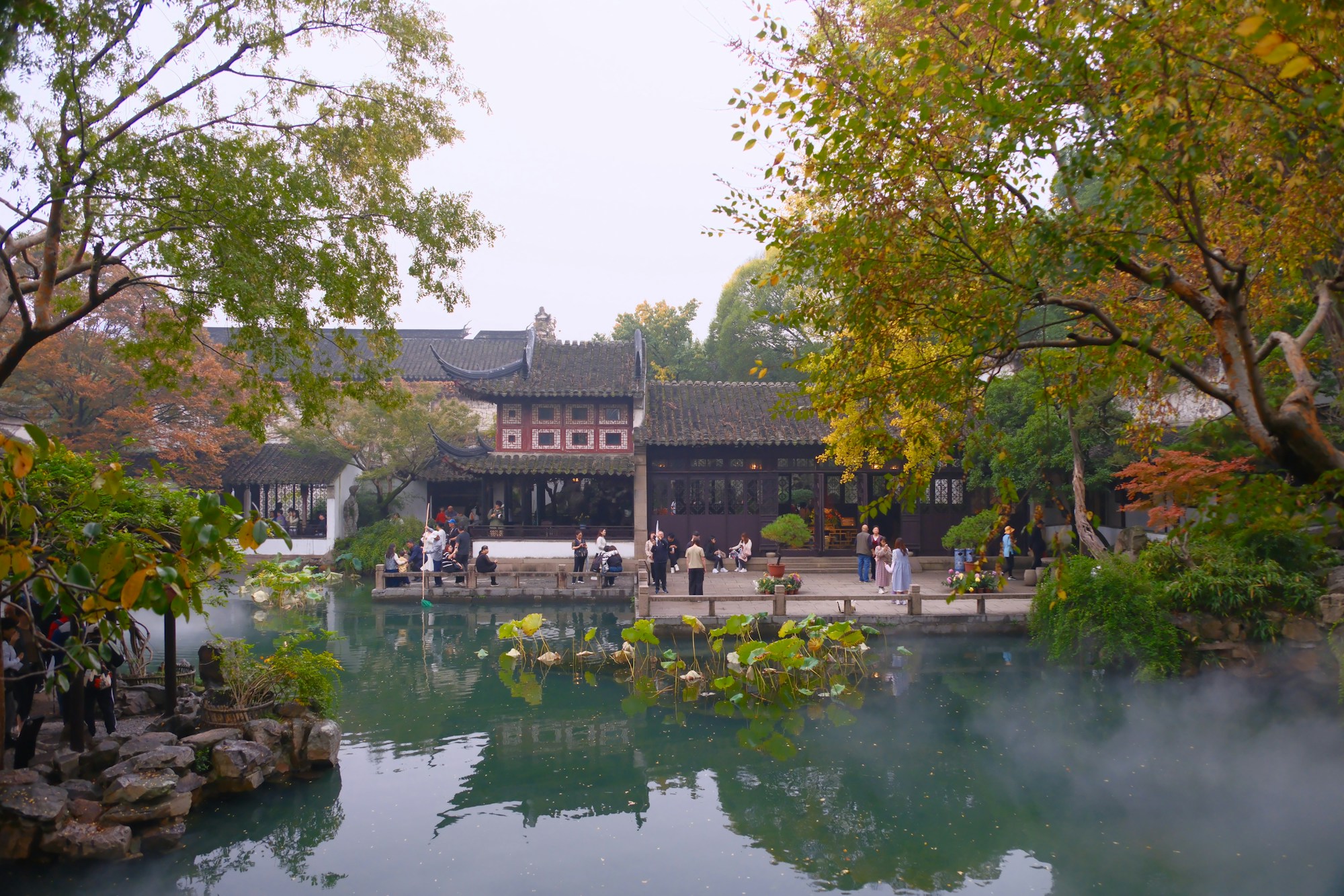 Giardino cinese tradizionale a Suzhou