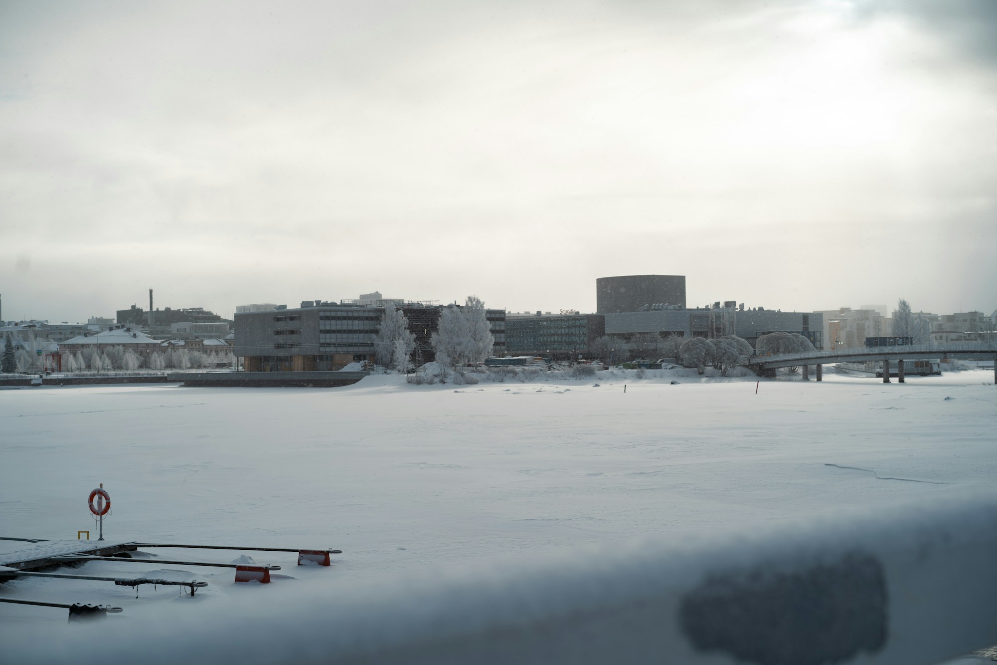 View of the city of Oulu in Finland