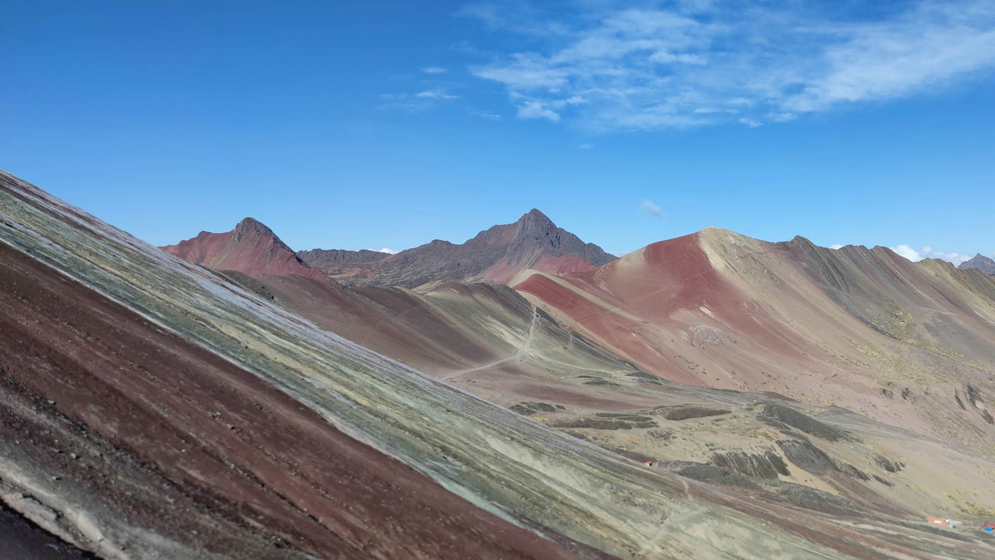 Vinicunca, la Rainbow Mountain aux strates colorées dans les Andes péruviennes