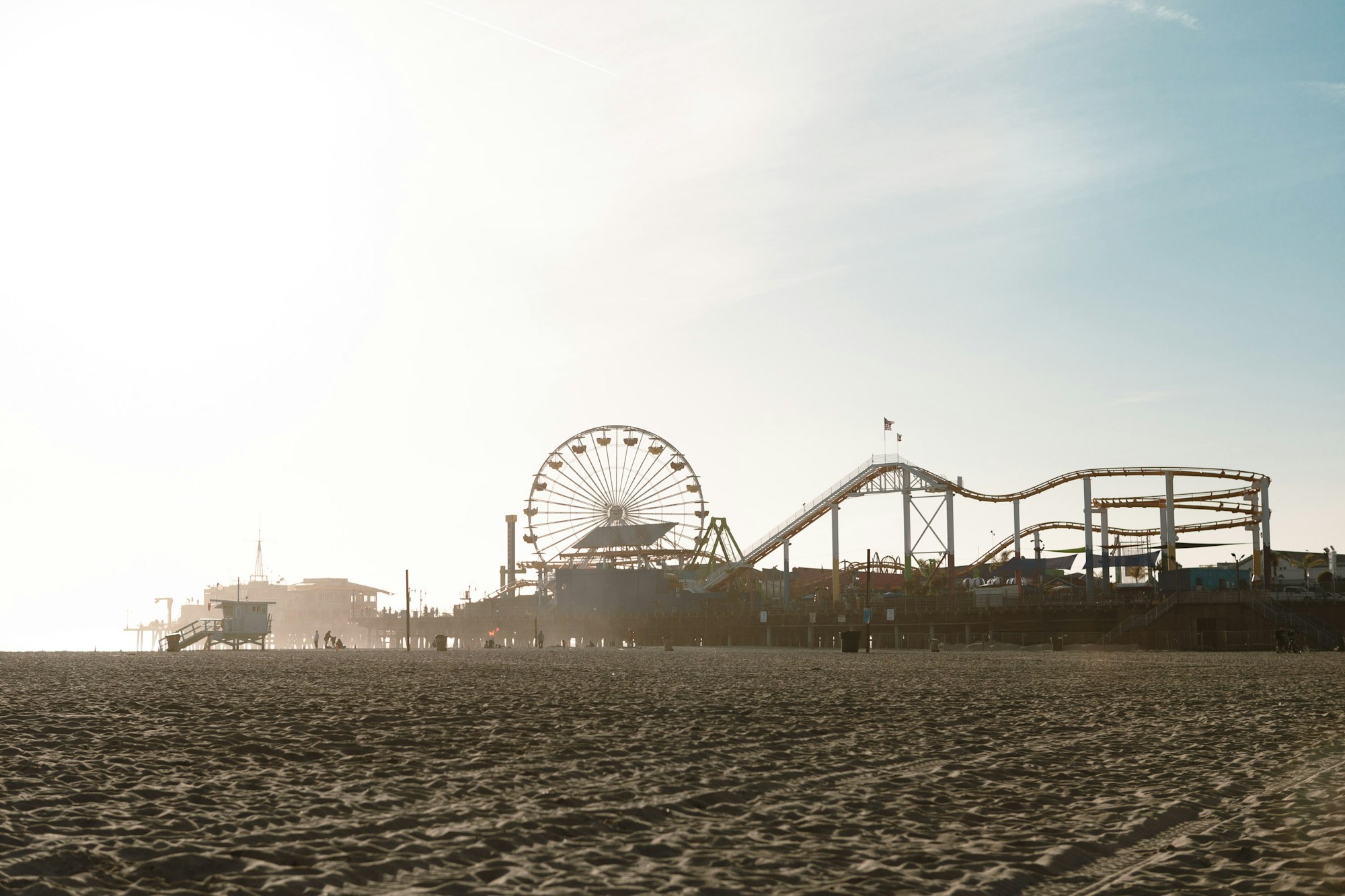 La jetée de Santa Monica en Californie, terminus de la Route 66