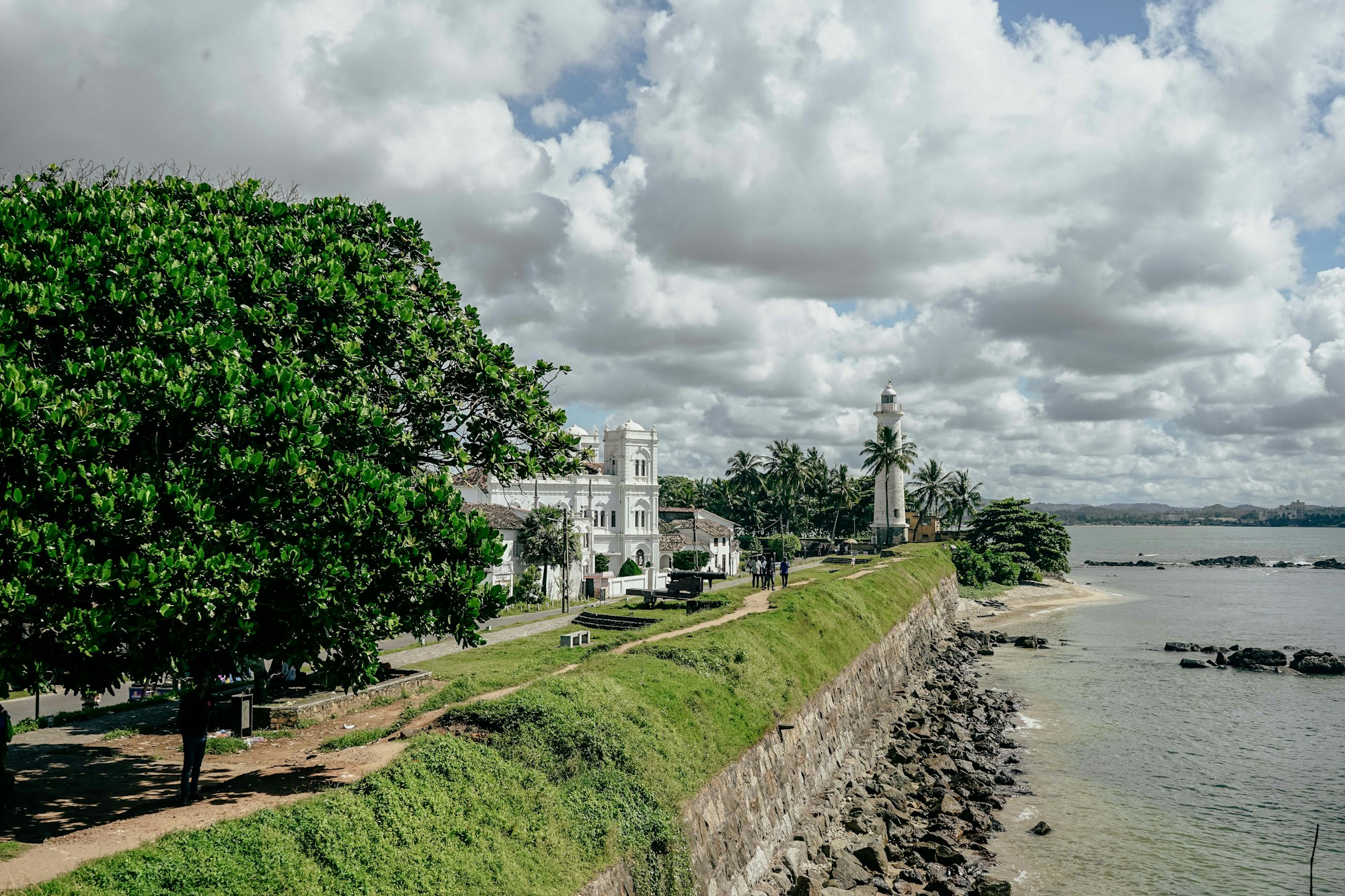 Vue panoramique sur le Fort de Galle et l'océan Indien, Sri Lanka