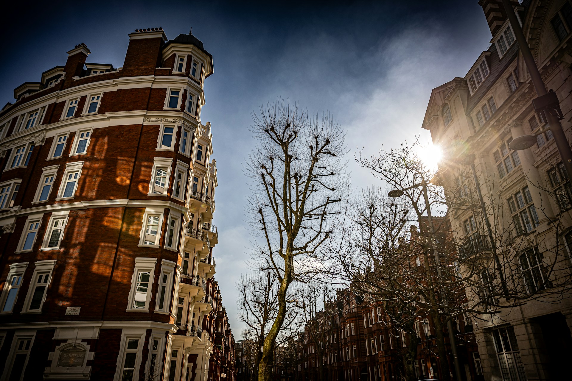 Rue élégante de Chelsea à Londres près de The Cadogan Hotel