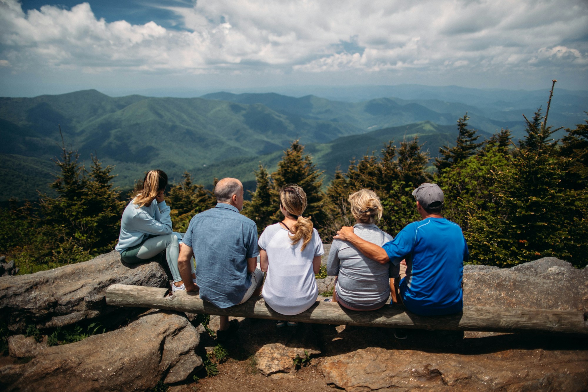 Multigenerational family planning a trip together