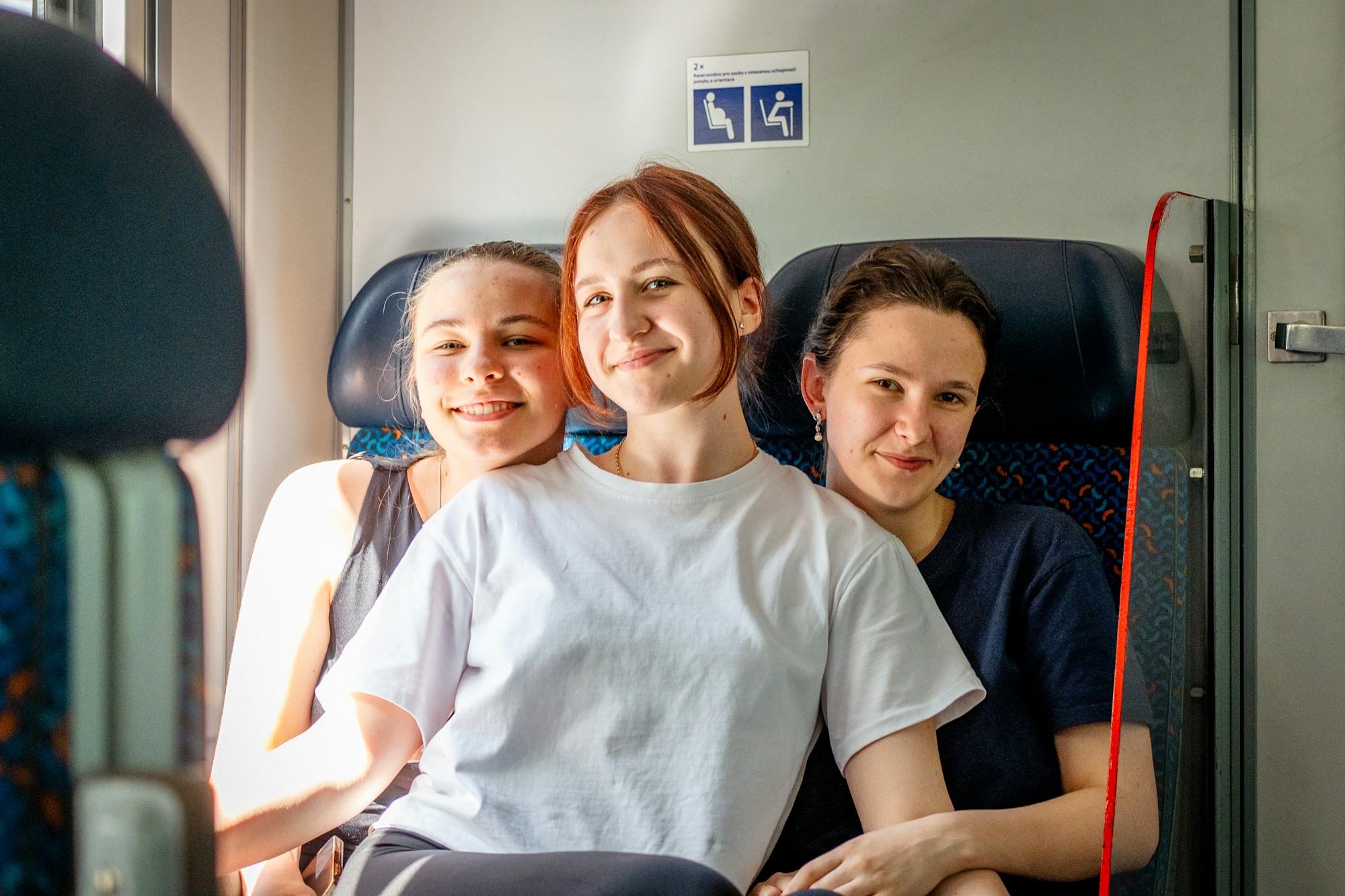 Group of women traveling together in a traditional market