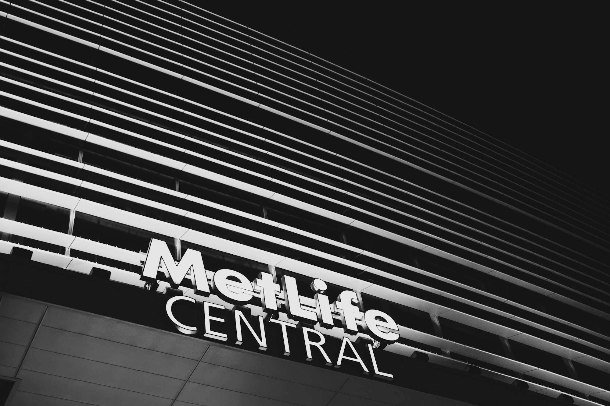 Main entrance of MetLife Stadium in East Rutherford, New Jersey — venue for the 2026 World Cup Final