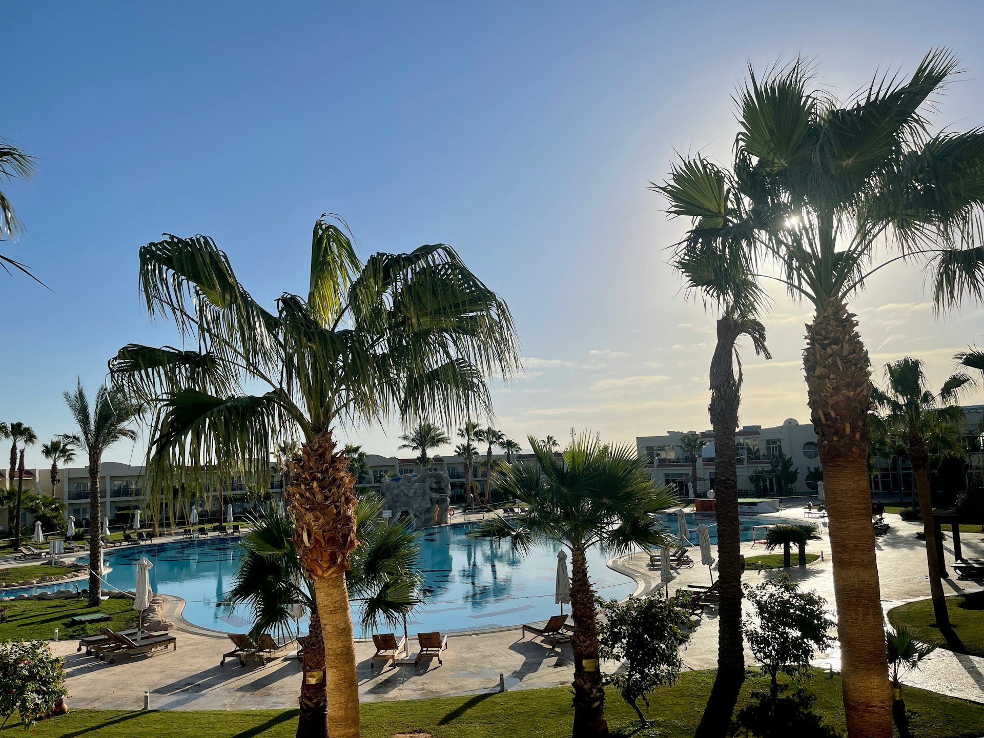 La Mer Rouge en Égypte, côte de la station balnéaire de Charm el-Cheikh