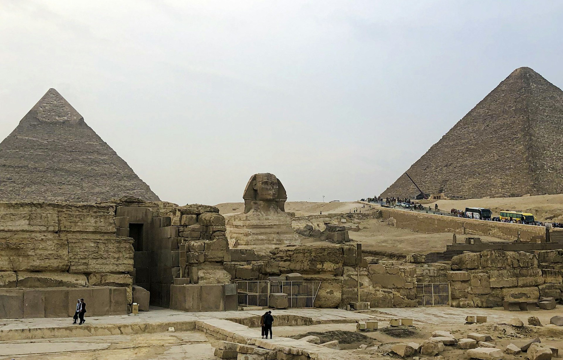 Le Grand Sphinx de Gizeh et les Pyramides d'Égypte
