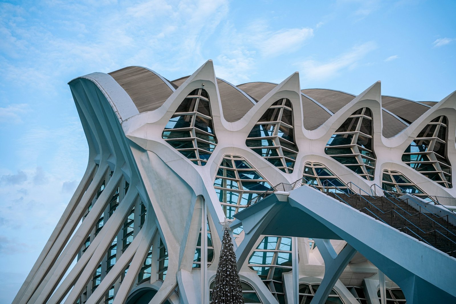 The Hemisfèric at Valencia's City of Arts and Sciences designed by Santiago Calatrava, Spain