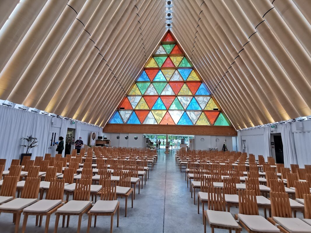 Cardboard Cathedral – 234 Hereford Street, Christchurch, Nouvelle-Zélande (photo 1)
