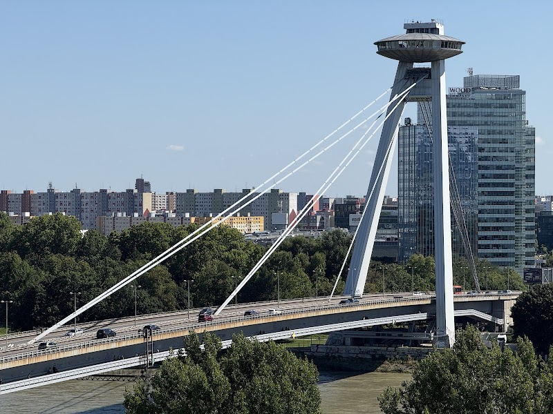 Montée à la Tour UFO du Pont SNP – Most SNP, 851 01 Bratislava, Slovaquie (photo 3)