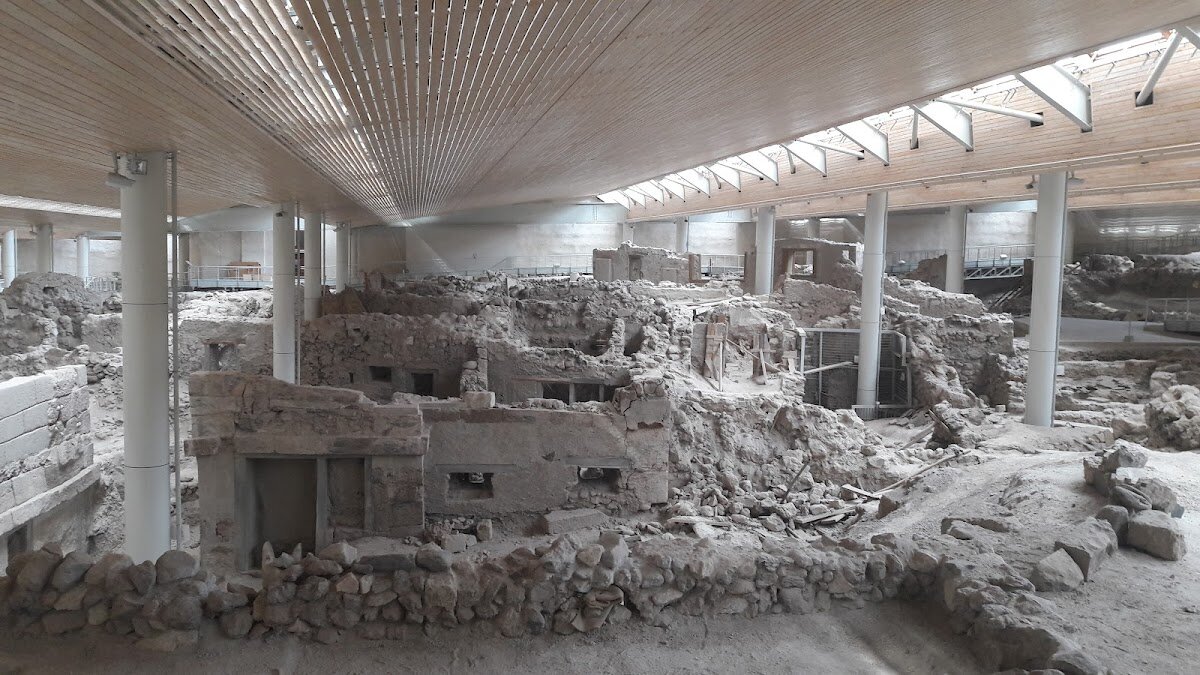 Site archéologique d'Akrotiri – Akrotiri, Santorin (photo 1)