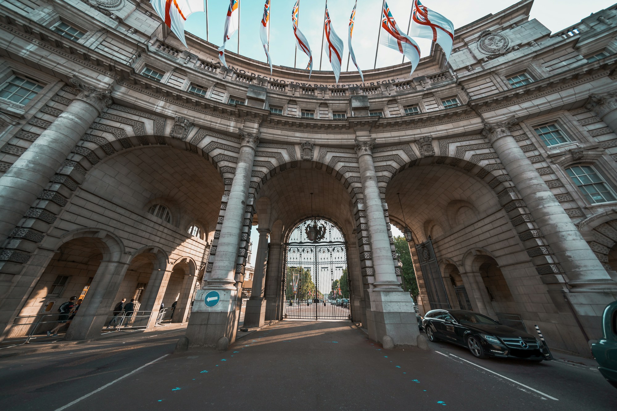 Admiralty Arch in London, gateway to The Mall and Buckingham Palace
