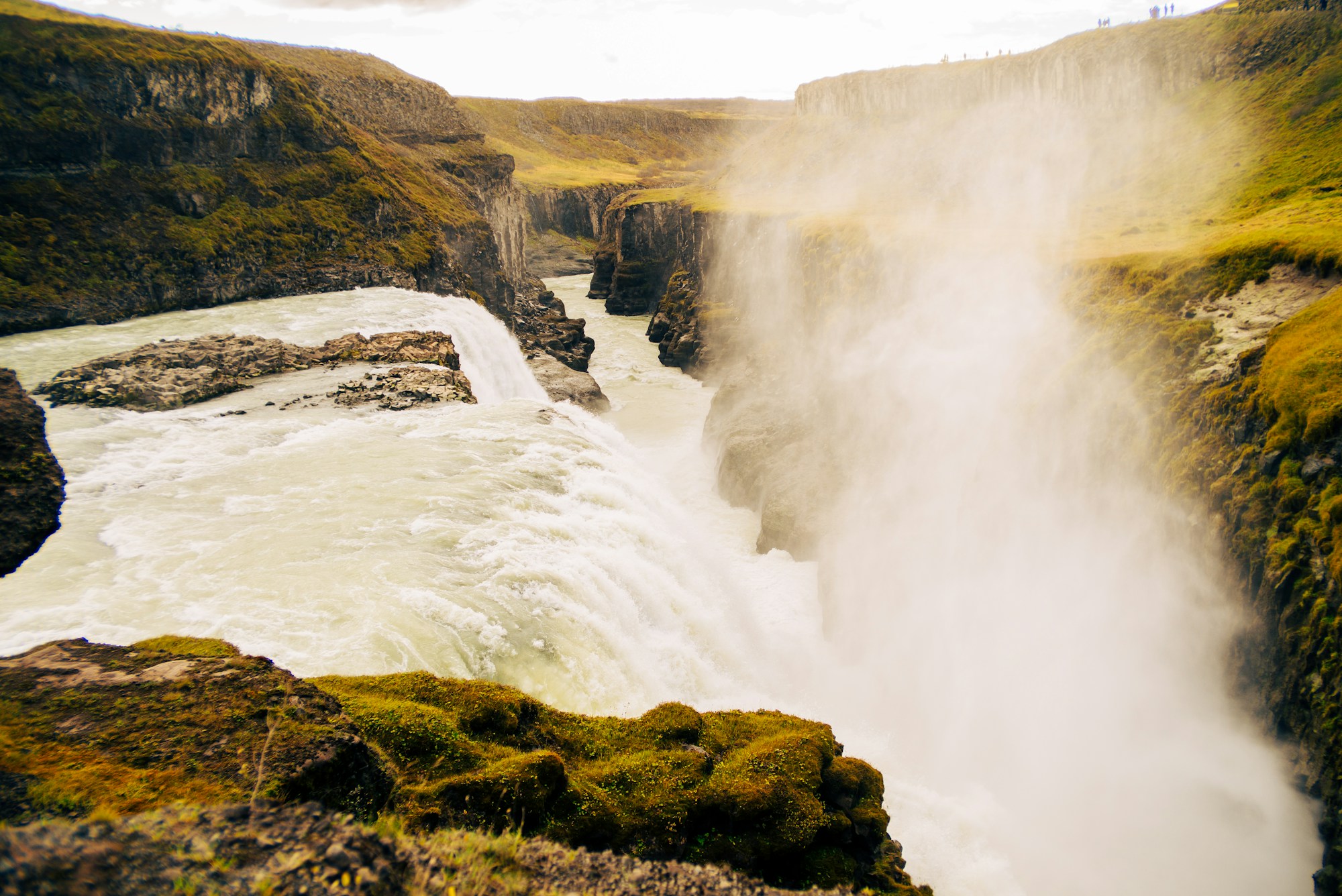 Gullfoss-Wasserfall auf Island