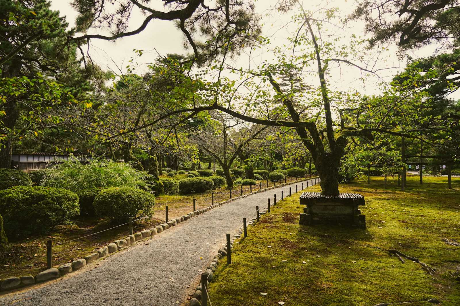 Jardin Kenroku-en à Kanazawa avec lanternes de pierre et étangs — alternative à Kyoto sans les foules