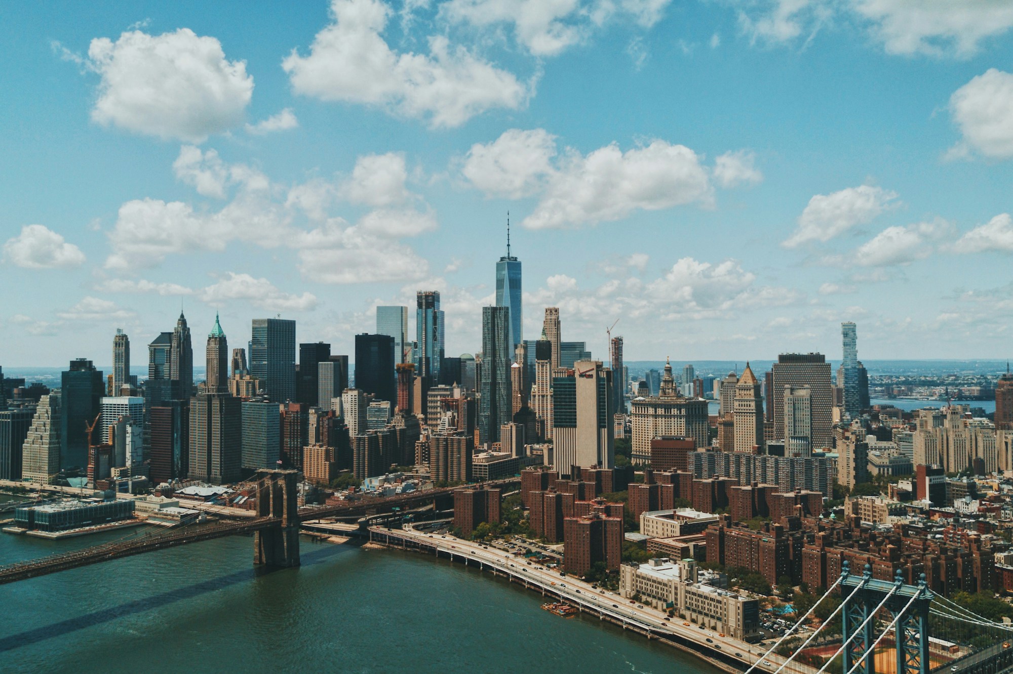 Skyline de Manhattan, New York City, la nuit