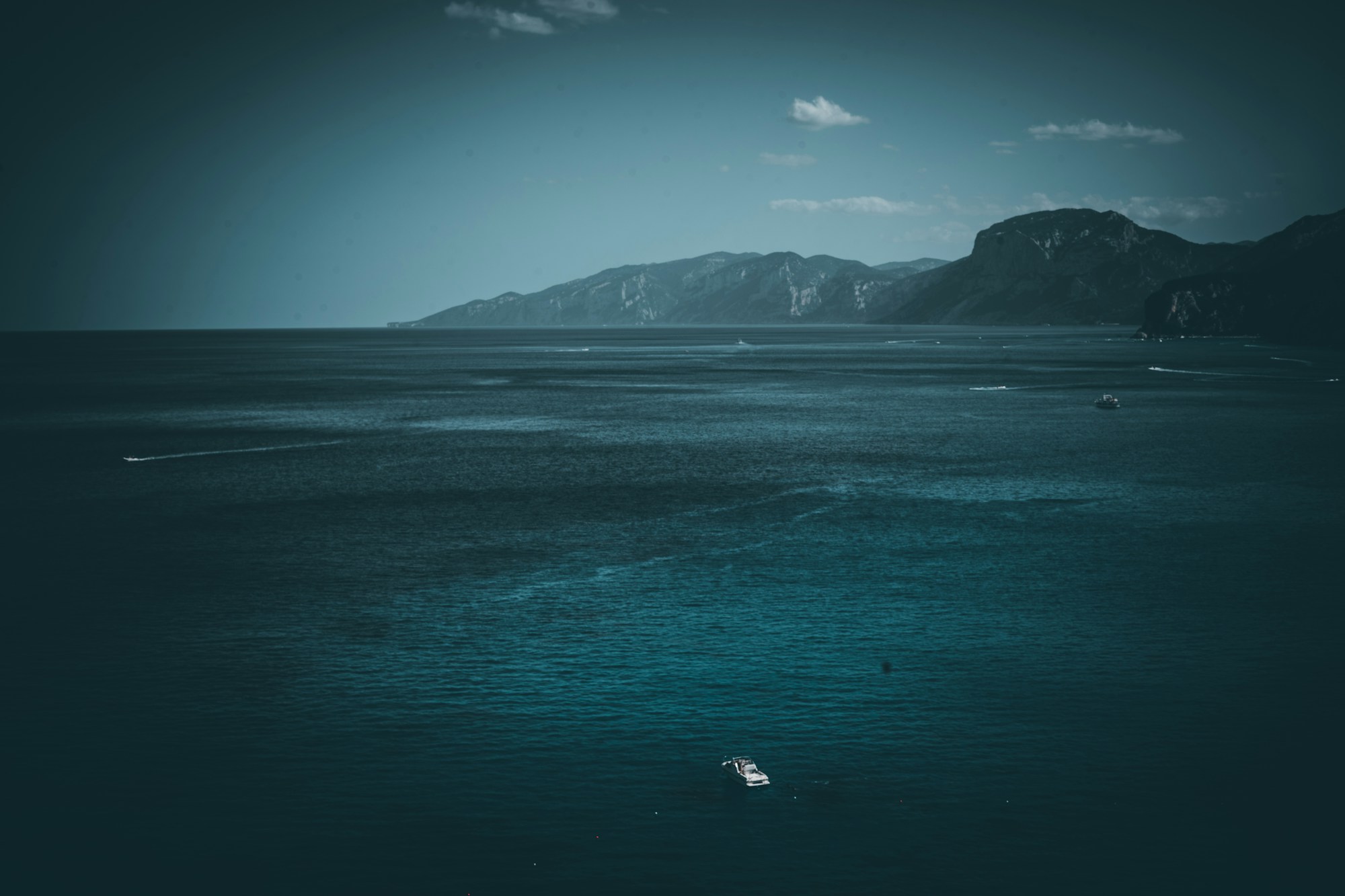 Turquoise waters and white sand beach in Sardinia, Italy