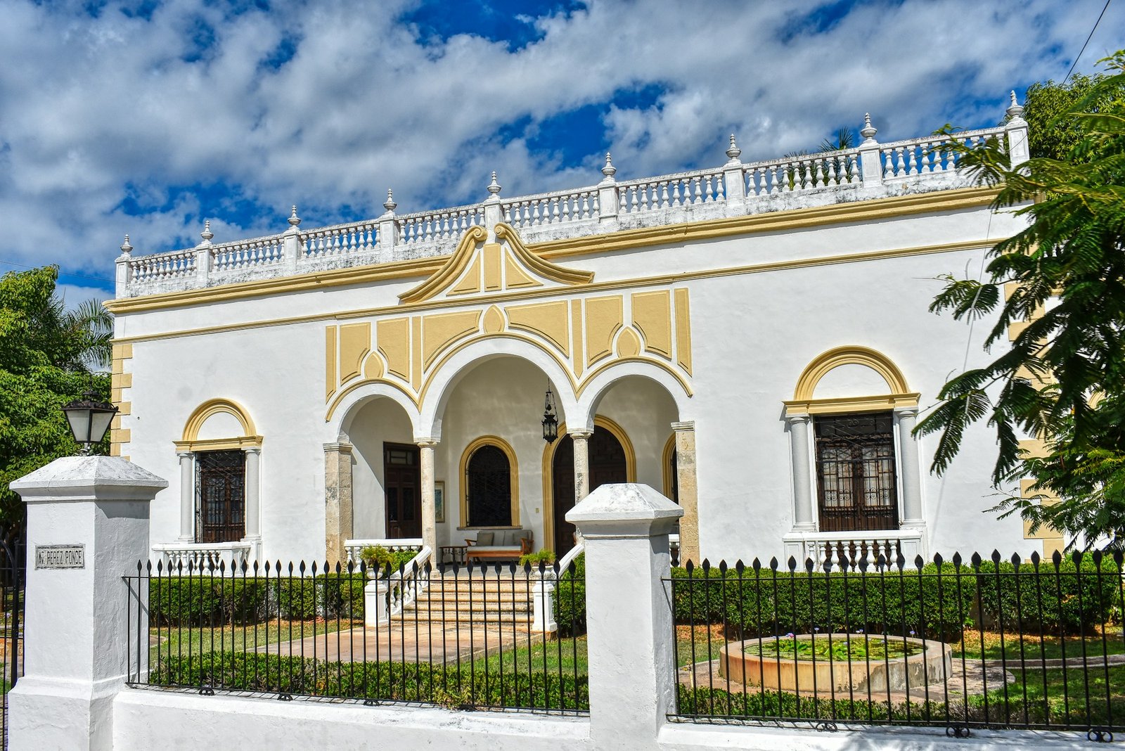 Colorful colonial street in Merida, Yucatan, Mexico
