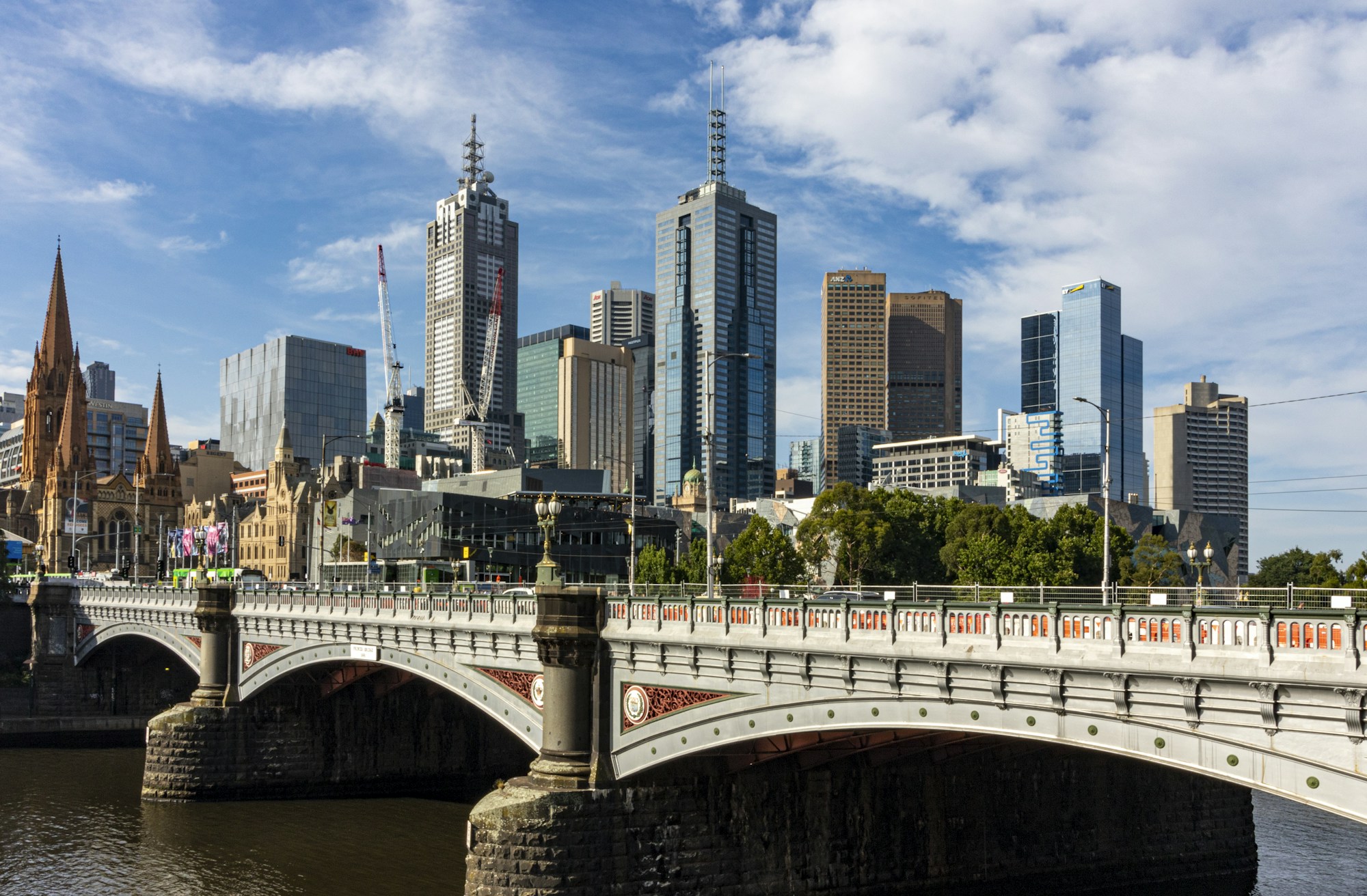 View of the Yarra River and Melbourne CBD from Princes Bridge, Australia — #1 city Time Out 2026