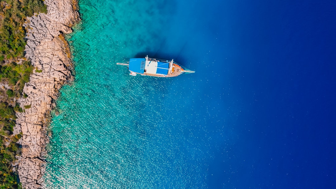 Vue de Kaş, petite ville côtière historique sur la Côte Turquoise en Turquie