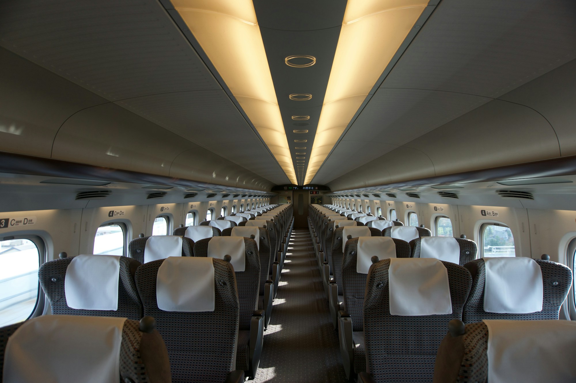 Cabine Business class d'Air France en configuration lit plat sur long-courrier A350-900