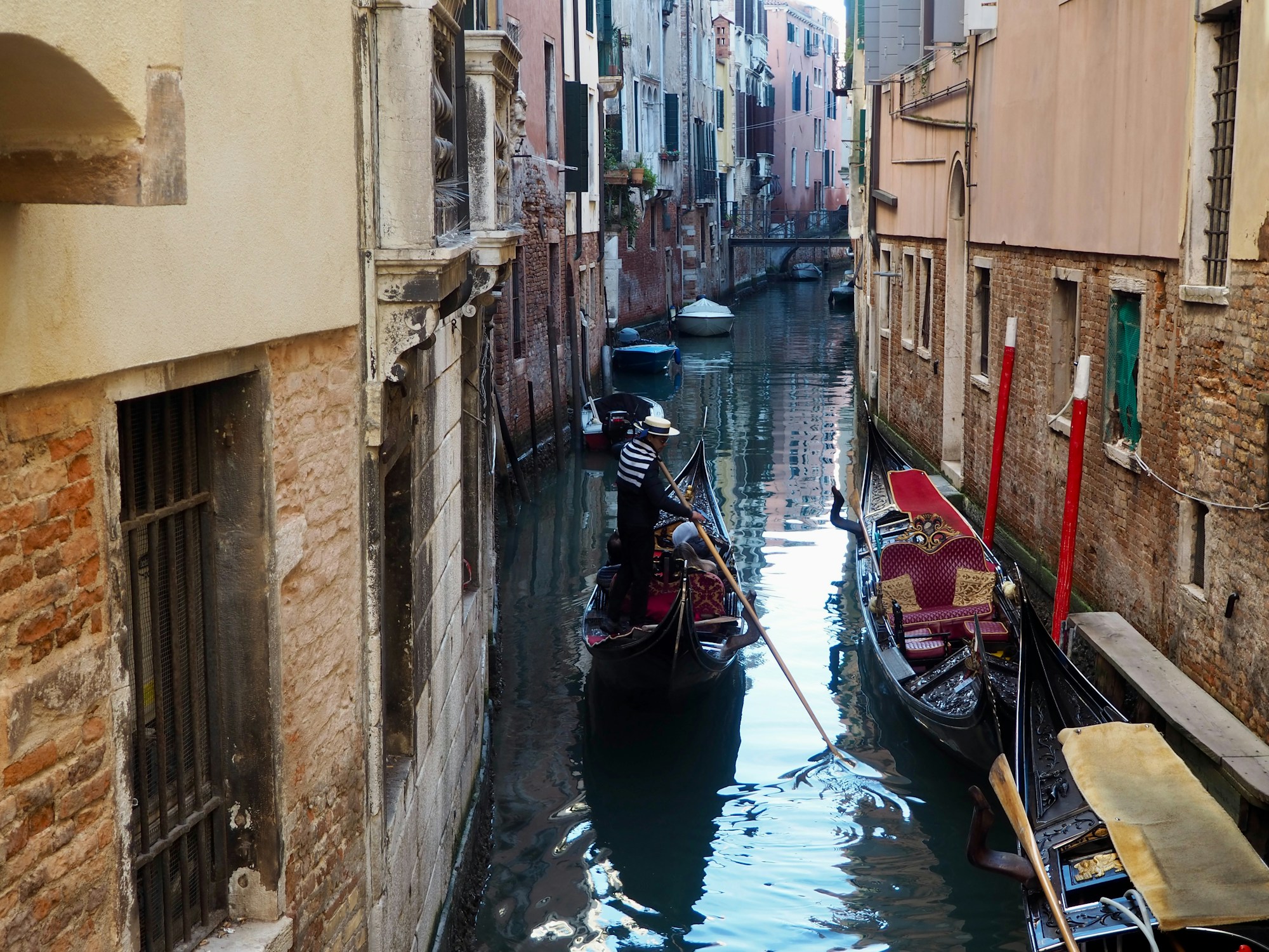 Ruhige Gassen des Sestiere Castello in Venedig, in der Nähe der Giardini della Biennale