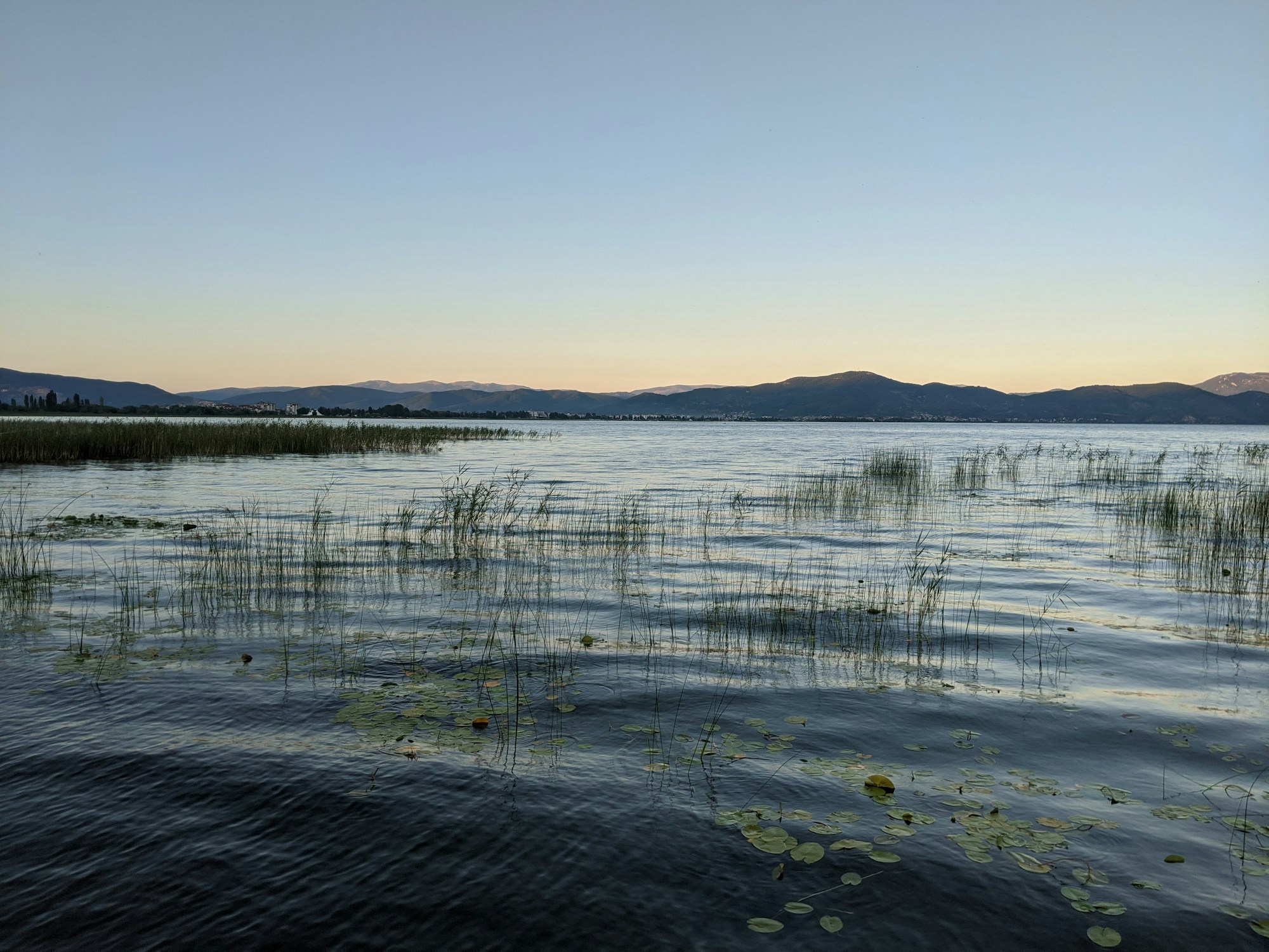 Lake Ohrid in North Macedonia, one of the clearest lakes in the world