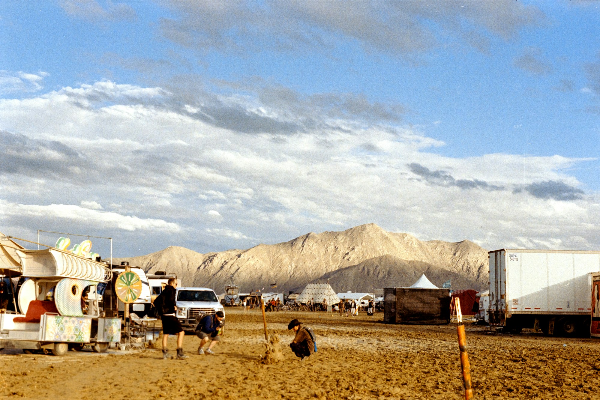 Black Rock City Burning Man 2023 — vue panoramique de la ville éphémère