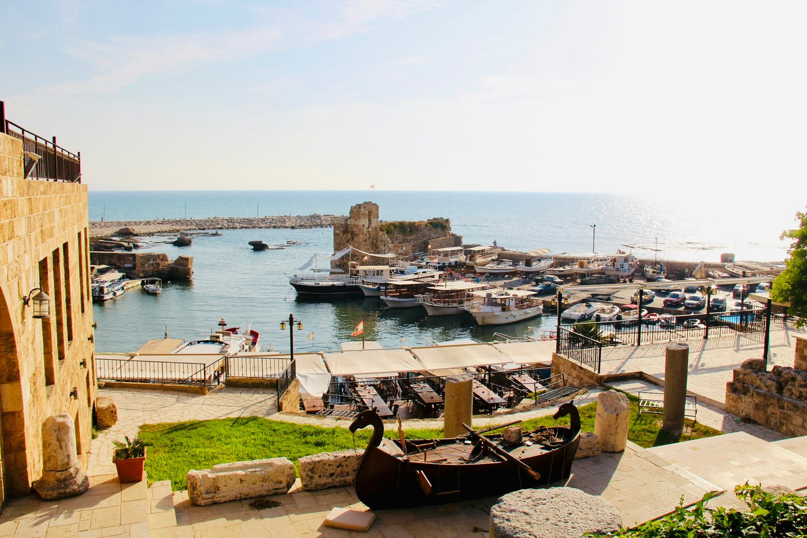 The historic port of Byblos (Jbeil), Lebanon — ancient Phoenician city UNESCO World Heritage
