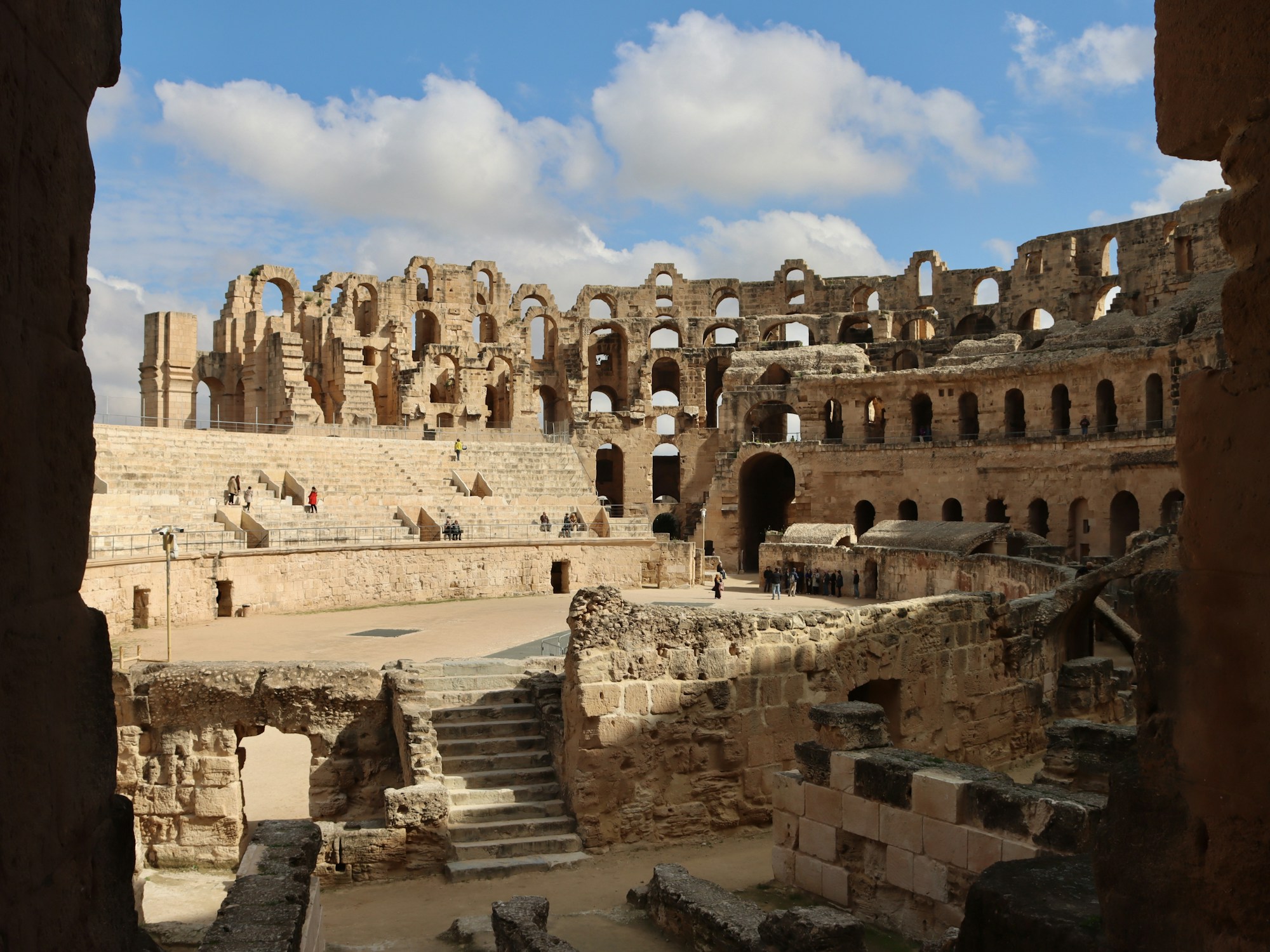 L'amphithéâtre d'El Jem en Tunisie, troisième plus grand Colisée du monde romain