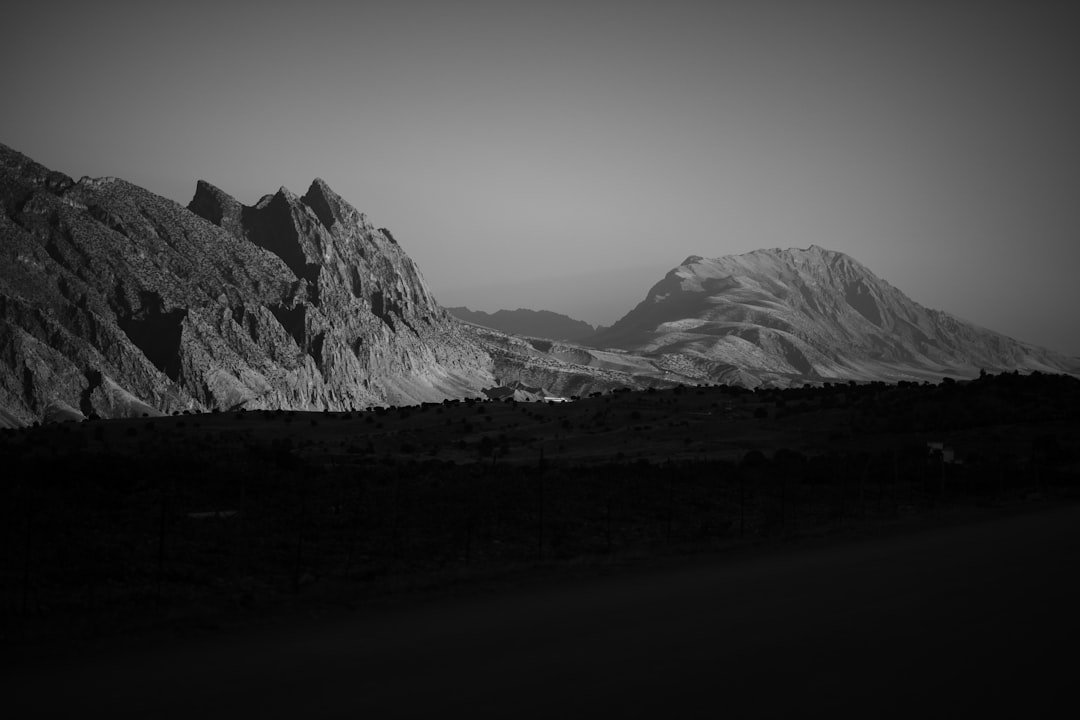 Mountain range in Iraqi Kurdistan, wild landscape