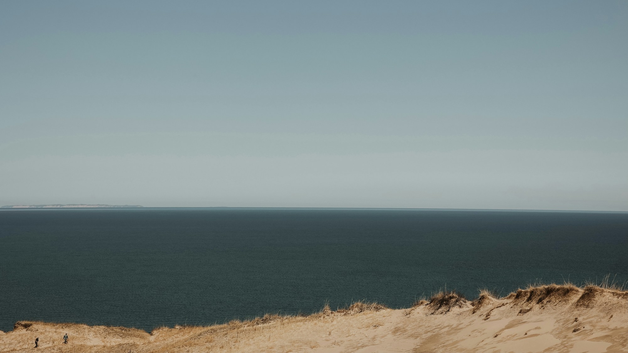 Pyramid Point dans le parc national Sleeping Bear Dunes surplombant le lac Michigan