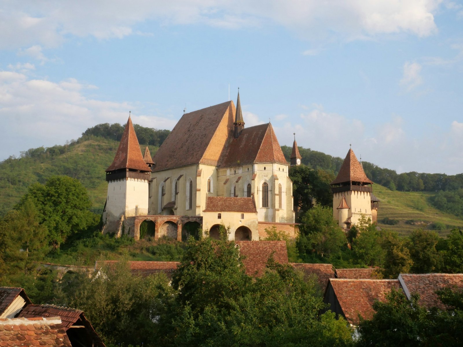 L'église fortifiée médiévale de Biertan, inscrite au Patrimoine Mondial de l'UNESCO, en Transylvanie, Roumanie