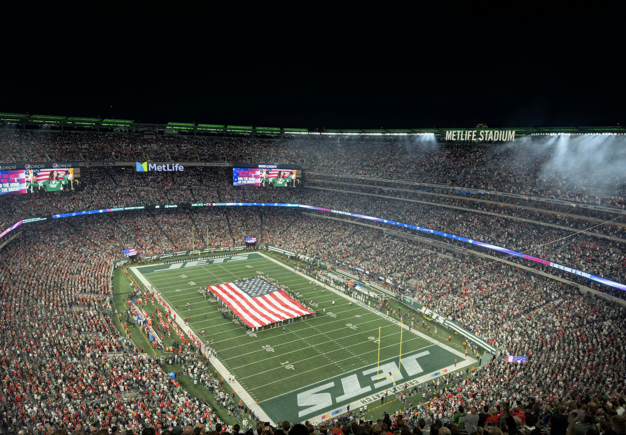 MetLife Stadium in East Rutherford, New Jersey — venue for England vs Panama on 27 June 2026 and the World Cup Final