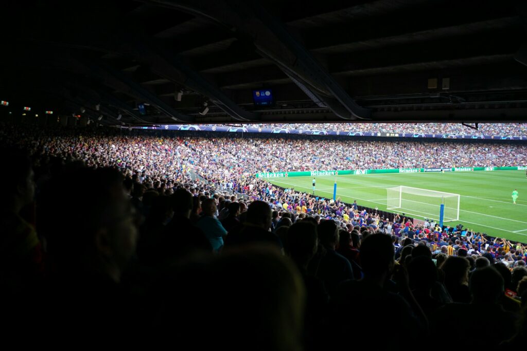 Supporters dans un stade lors d'un match de la Coupe du Monde 2026