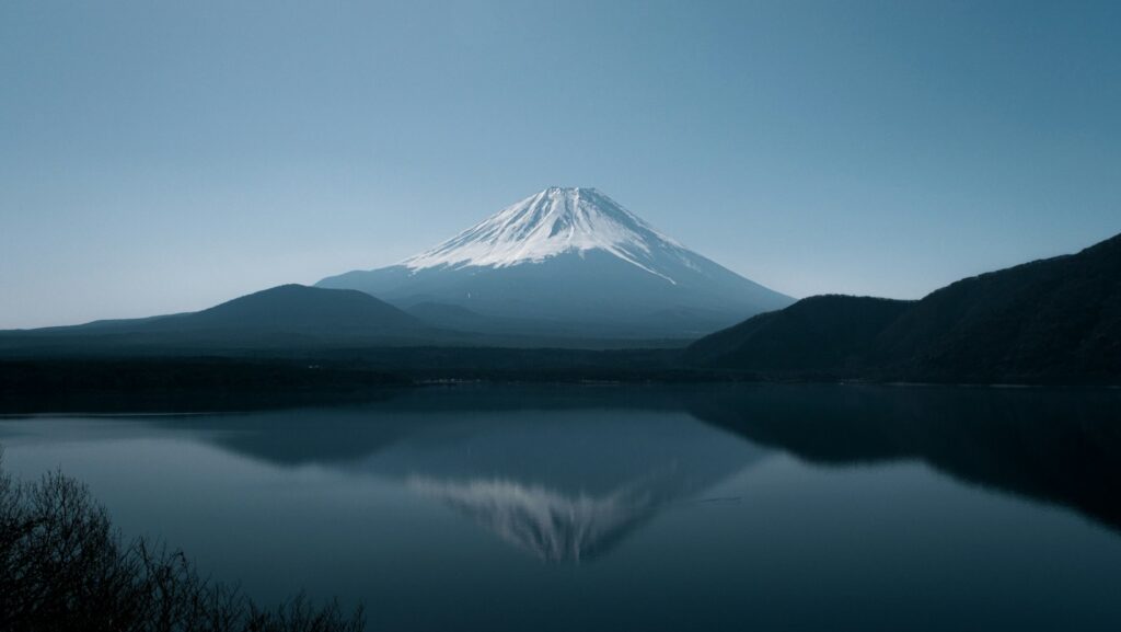 Lac Ashi et Mont Fuji depuis Hakone, prefecture de Kanagawa