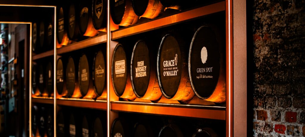 Irish Whiskey Museum Dublin guided tasting tour comparative Irish whiskey heritage