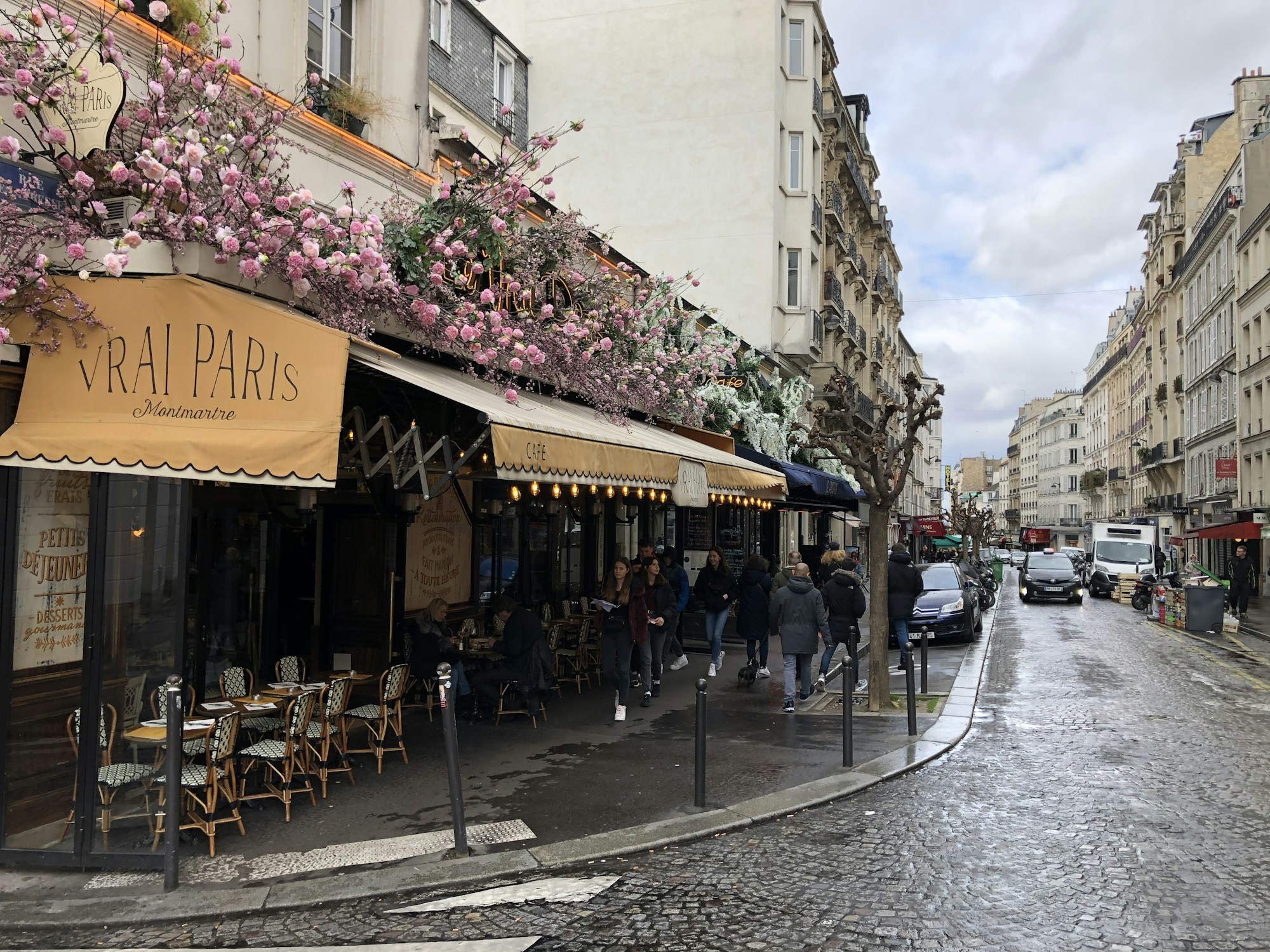Ruelle du Marais à Paris, quartier historique de la caserne Sévigné