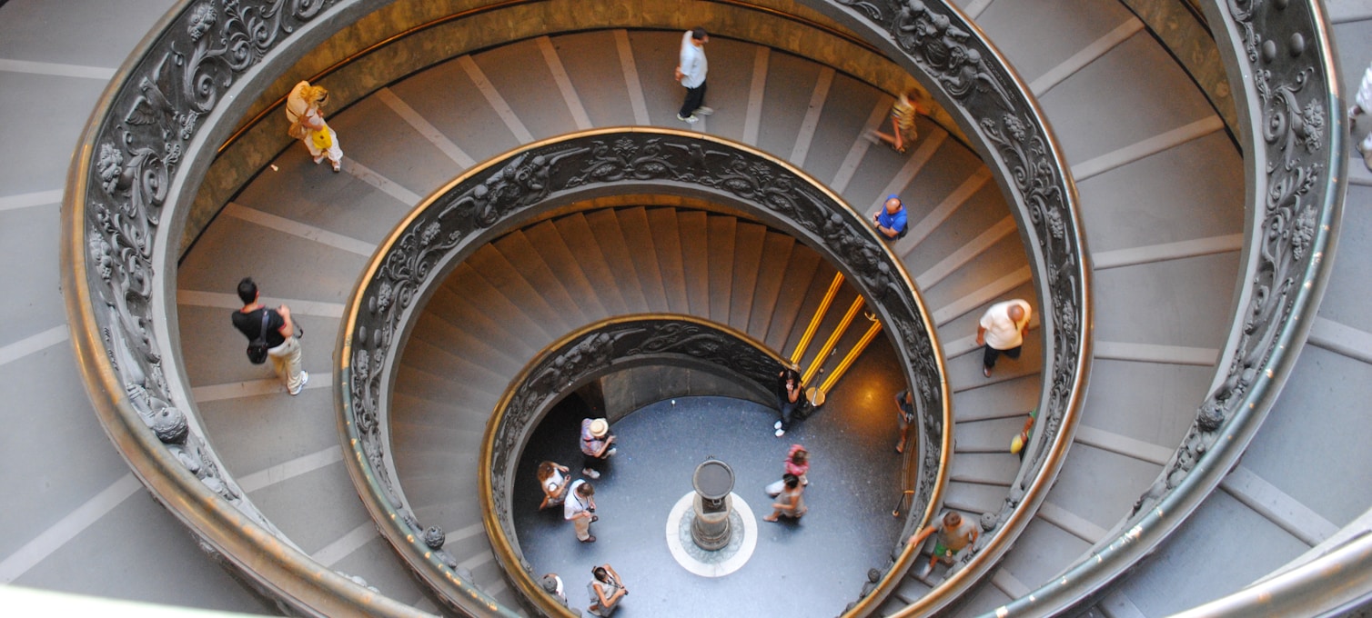 Couloir des Musées du Vatican, galeries décorées de fresques