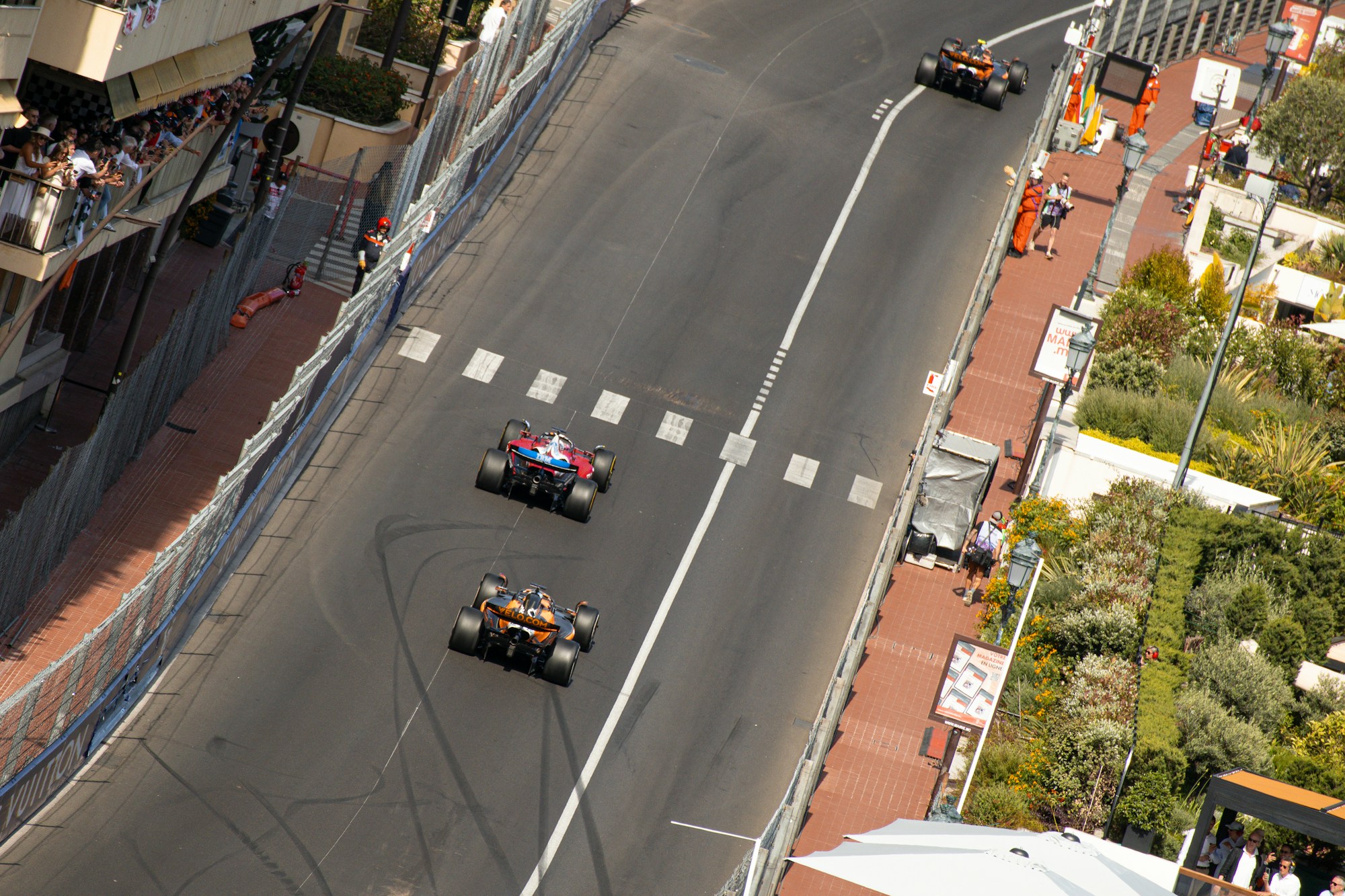 Aerial view of the Monaco Circuit during the Formula 1 Grand Prix