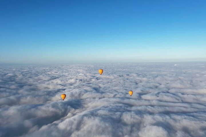 Vol en montgolfière au lever du soleil au-dessus de Marrakech et du Haut Atlas
